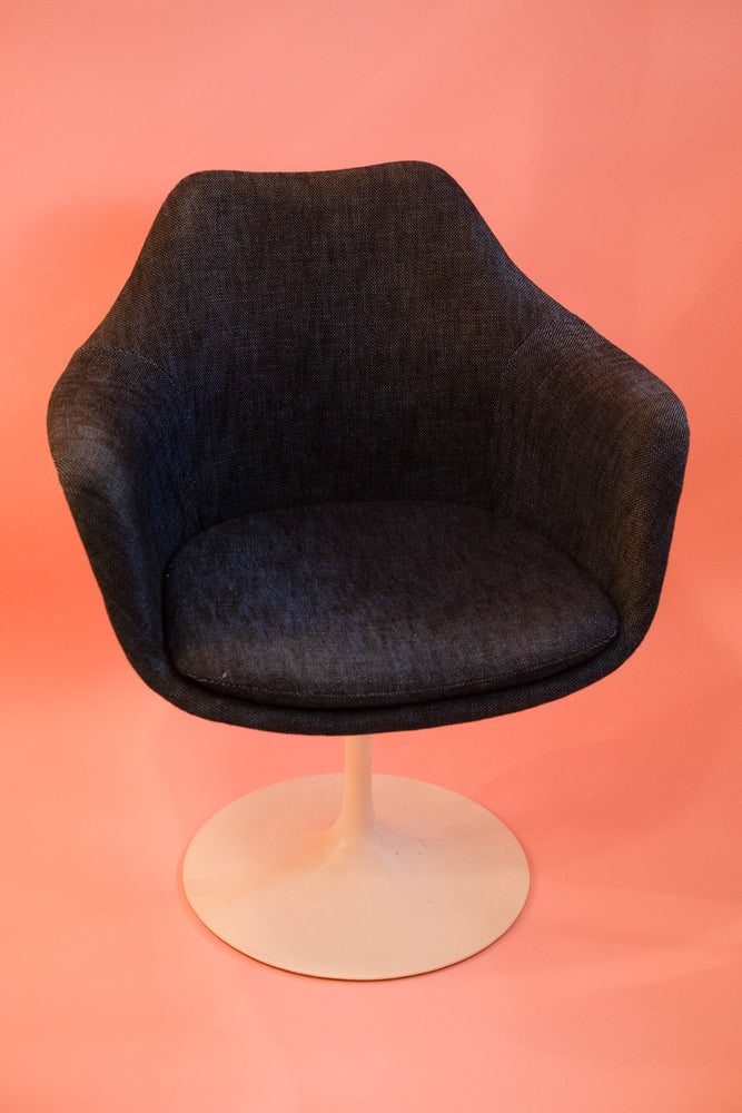 Vintage Original Upholstered Knoll Saarinen Armchairs