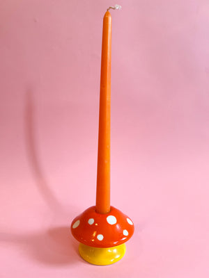 Vintage Mushroom Candle Holder